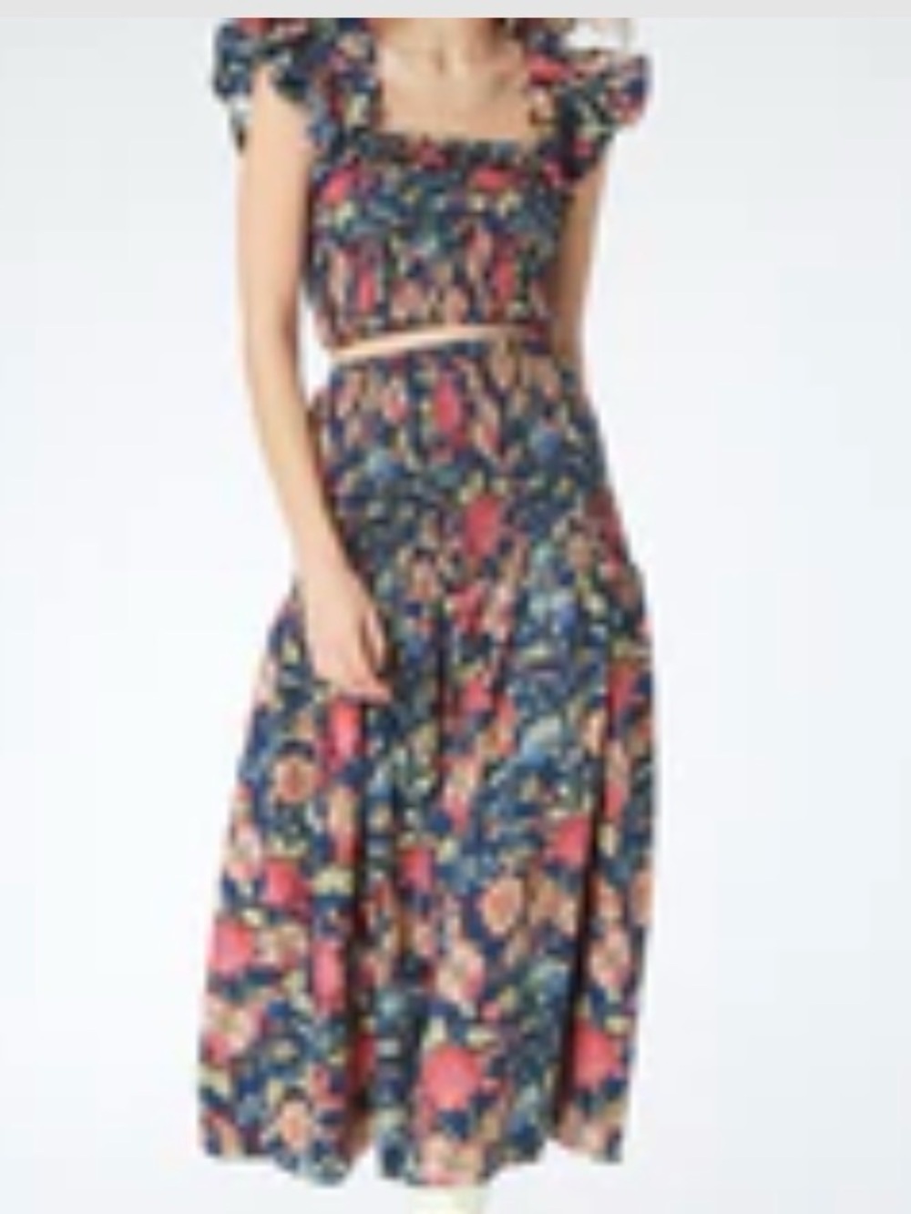 Floral Midi Skirt